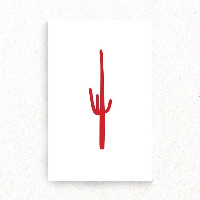 Phoenix General Saguaro Print - Red Phoenix General Saguaro Print - Red