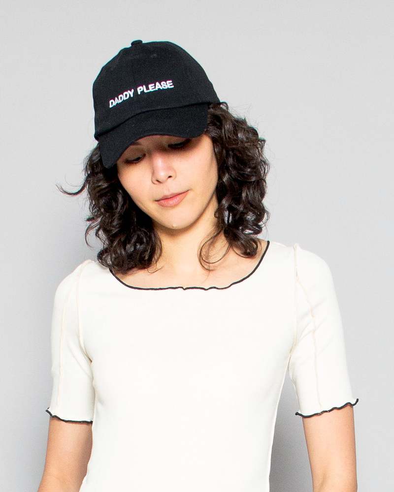 INTENTIONALLY __________. Slogan Cap - Daddy Please