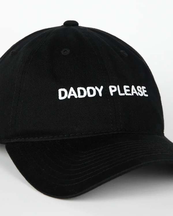 INTENTIONALLY __________. Slogan Cap - Daddy Please