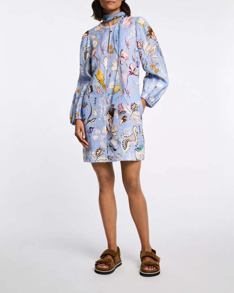 Dorothee Schumacher Floral Power Dress - Wicked Flower Blue