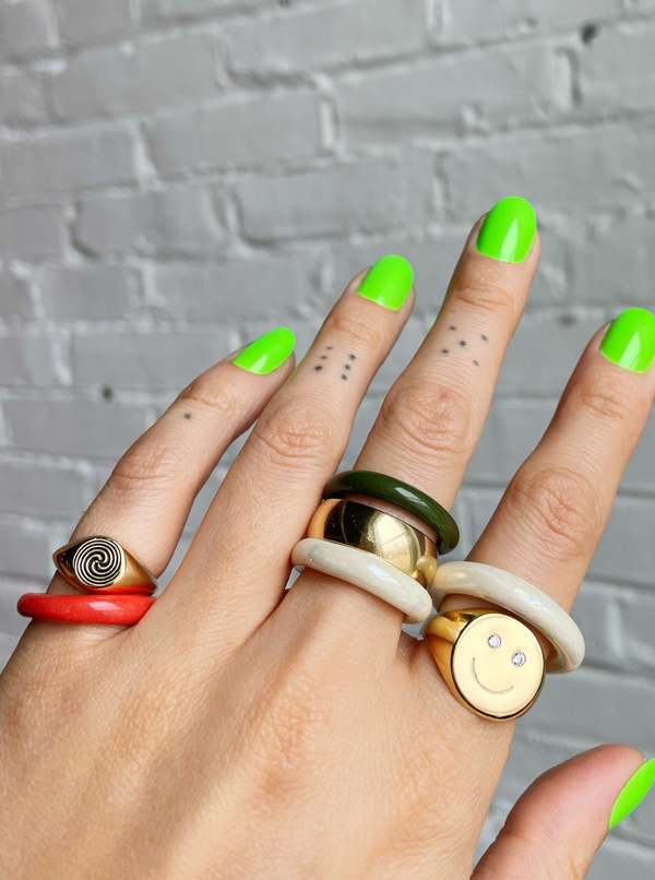 Four Eyes Ceramics Porcelain Stacking Rings | Garmentory
