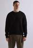 The NKC Store Merino Cable Knit Crew - Black - Thumbnail 1
