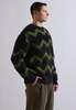 The NKC Store Zig Zag Sweater - Black/Green - Thumbnail 5
