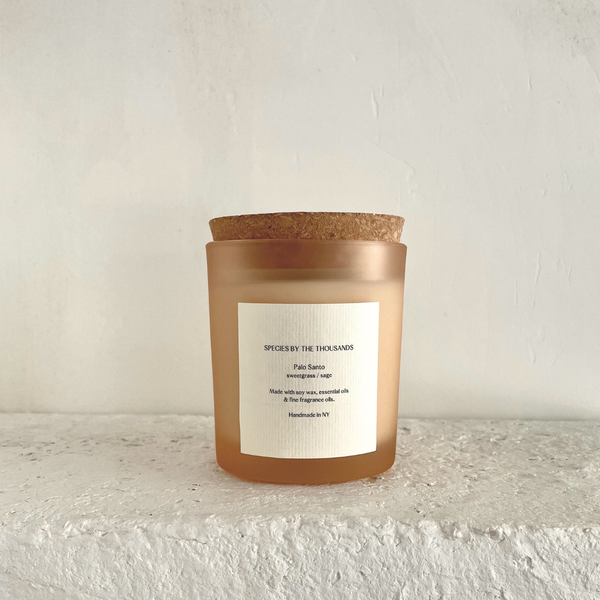 Species by the Thousands Candle - Palo Santo, Sweetgrass, & Sage