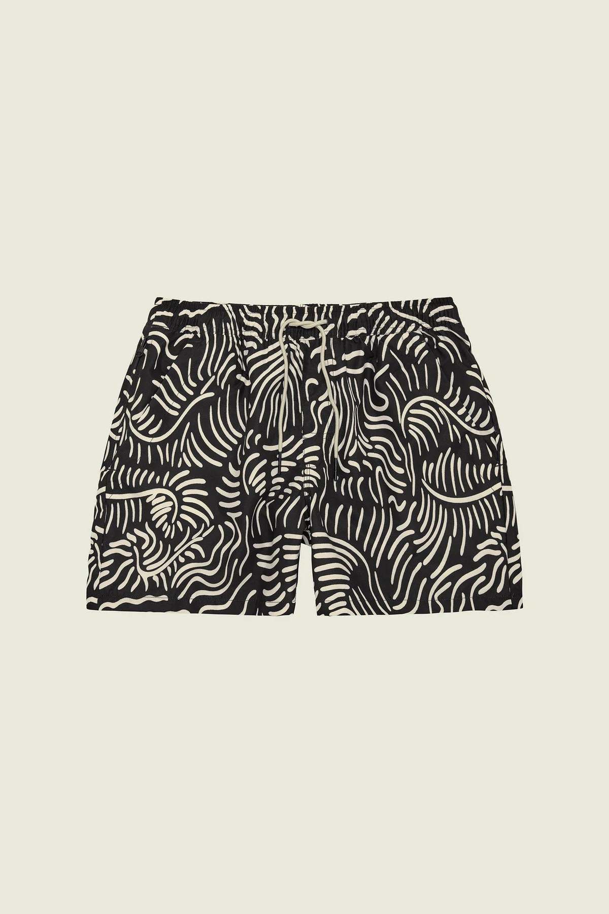 OAS Lorenzo Swim Shorts - Tar - Image 1 of 3