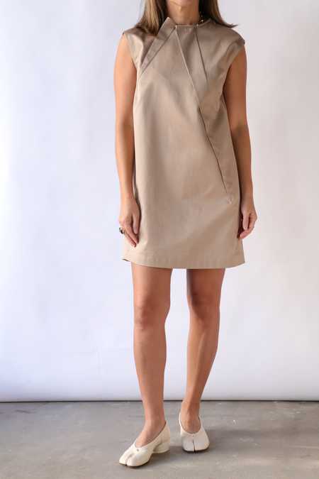 【送料&関税込】MM6 Maison Margiela Silk Mini Dress MM6 Maison Margiela Silk Mini Dress - Off White | Garmentory