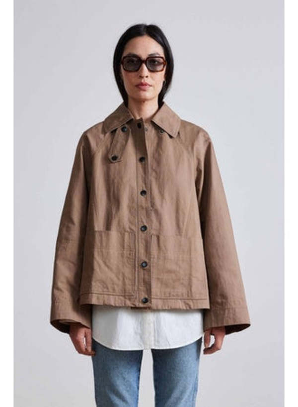 Apiece Apart Franke Swing Jacket - Deep Camel | Garmentory