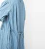 Veritecoeur Frill Gather Dress - Blue (Limited Edition) - Thumbnail 5