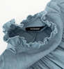 Veritecoeur Frill Gather Dress - Blue (Limited Edition) - Thumbnail 6