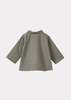 Caramel Piper Baby Crushed Cotton Shirt - Grey / Green - Thumbnail 3
