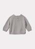 Caramel Topo Baby Cashmere Cardigan - Pale Grey - Thumbnail 3