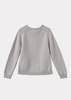 KIDS Caramel Topo Children's Cashmere Cardigan - Pale Grey - Thumbnail 2
