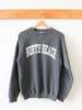 Best Regards - Upcycled Destination Goods North Beach Varsity Sweatshirt - Gray - Thumbnail 1