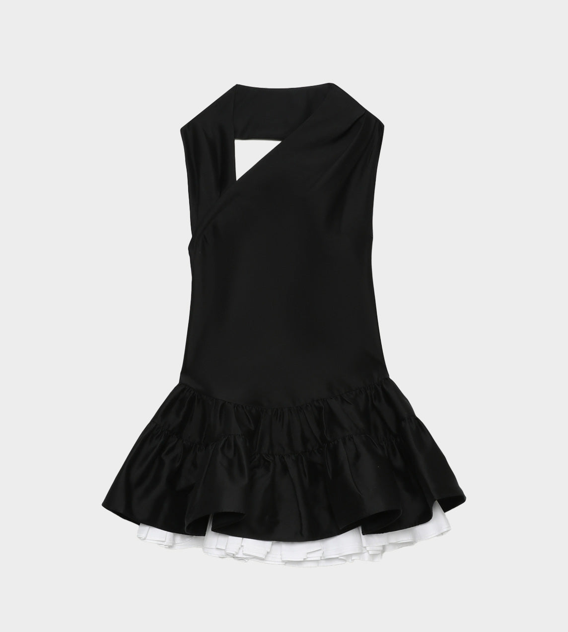 Multi-Layer-Bubble-Dress-Blk-