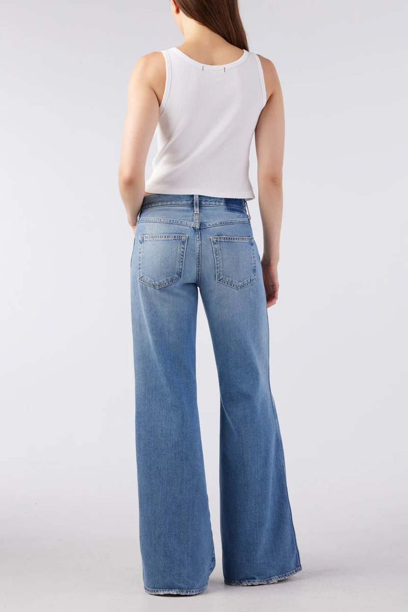 amo denim Faith Flare Jean - Maverick Mid-Wash amo denim Faith Flare Jean - Maverick Mid-Wash