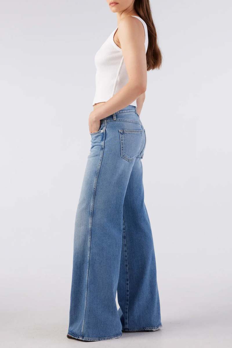 amo denim Faith Flare Jean - Maverick Mid-Wash amo denim Faith Flare Jean - Maverick Mid-Wash