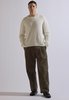 The NKC Store Merino Cable Knit Crew - White - Thumbnail 1