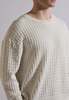 The NKC Store Merino Cable Knit Crew - White - Thumbnail 2