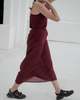 Baserange Dydine Skirt - Burgundy - Thumbnail 2