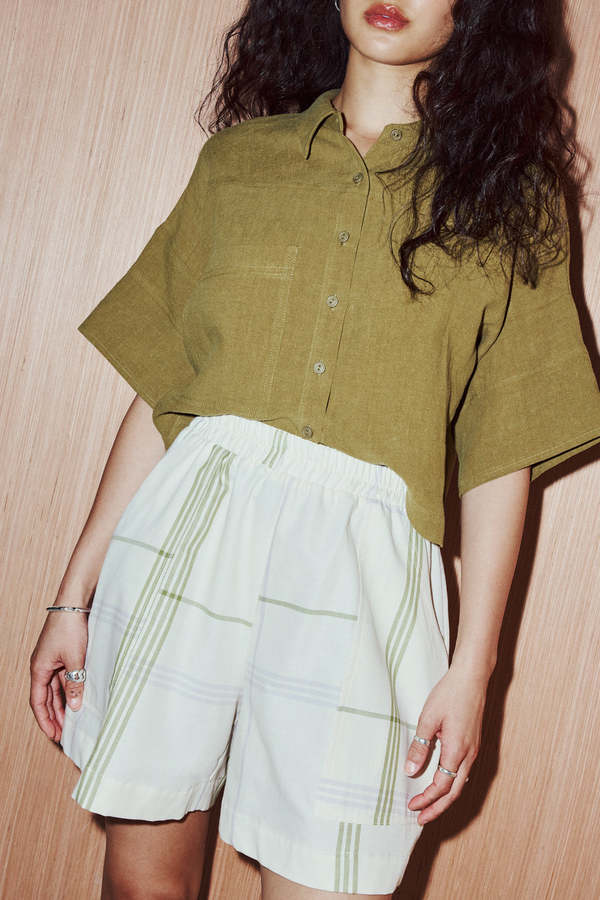 Eve Gravel Ayaka Shorts - Summer Tartan