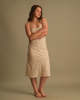 Romrom White Vine Slip Dress - Thumbnail 1