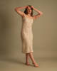Romrom White Vine Slip Dress - Thumbnail 3