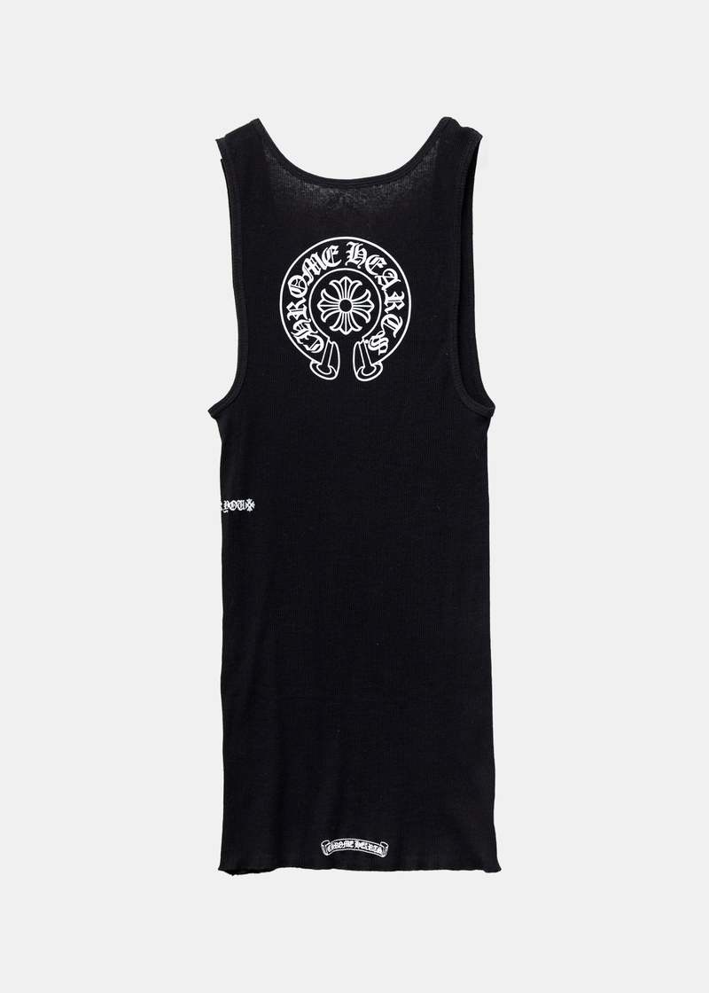 トップス Chrome Hearts Tank Top Horseshoe CH Plus Chrome Hearts Black Horseshoe Logo Tank top - SRM – SHENGLI