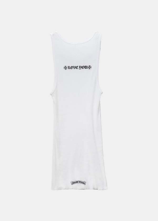 Chrome Hearts Love You Tank Top - White | Garmentory