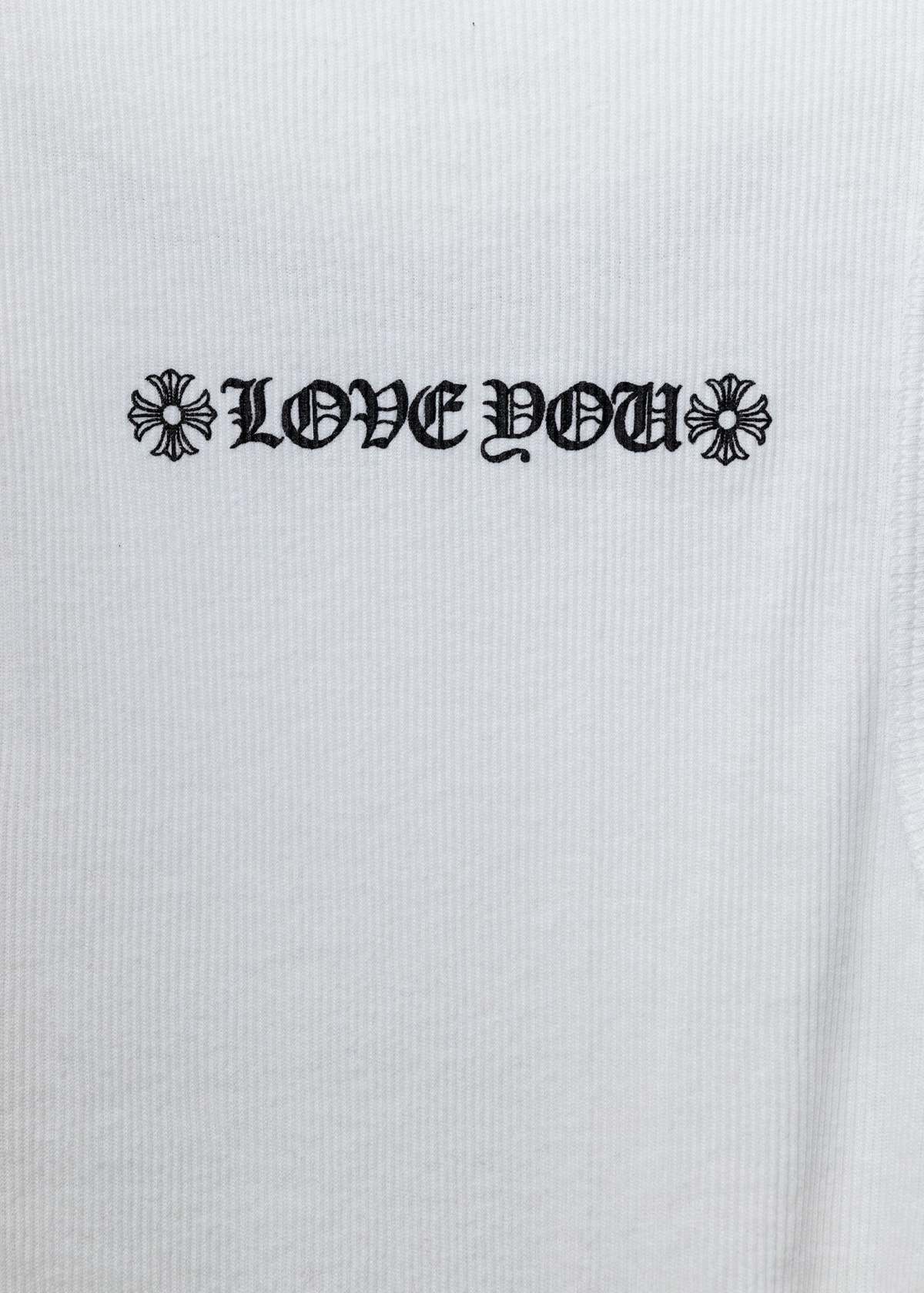 Chrome Hearts Love You Tank Top - White | Garmentory