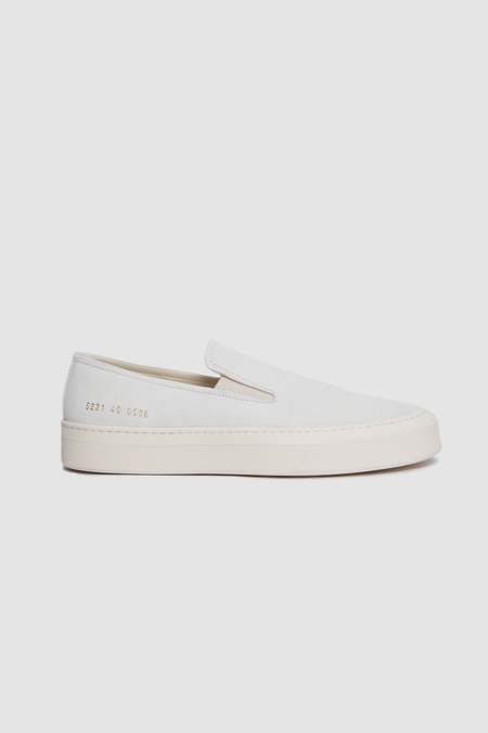 【関税込み】Common Projects オフホワイト Track 90 スニーカー Common Projects: Off-White Track 90 Sneakers | SSENSE