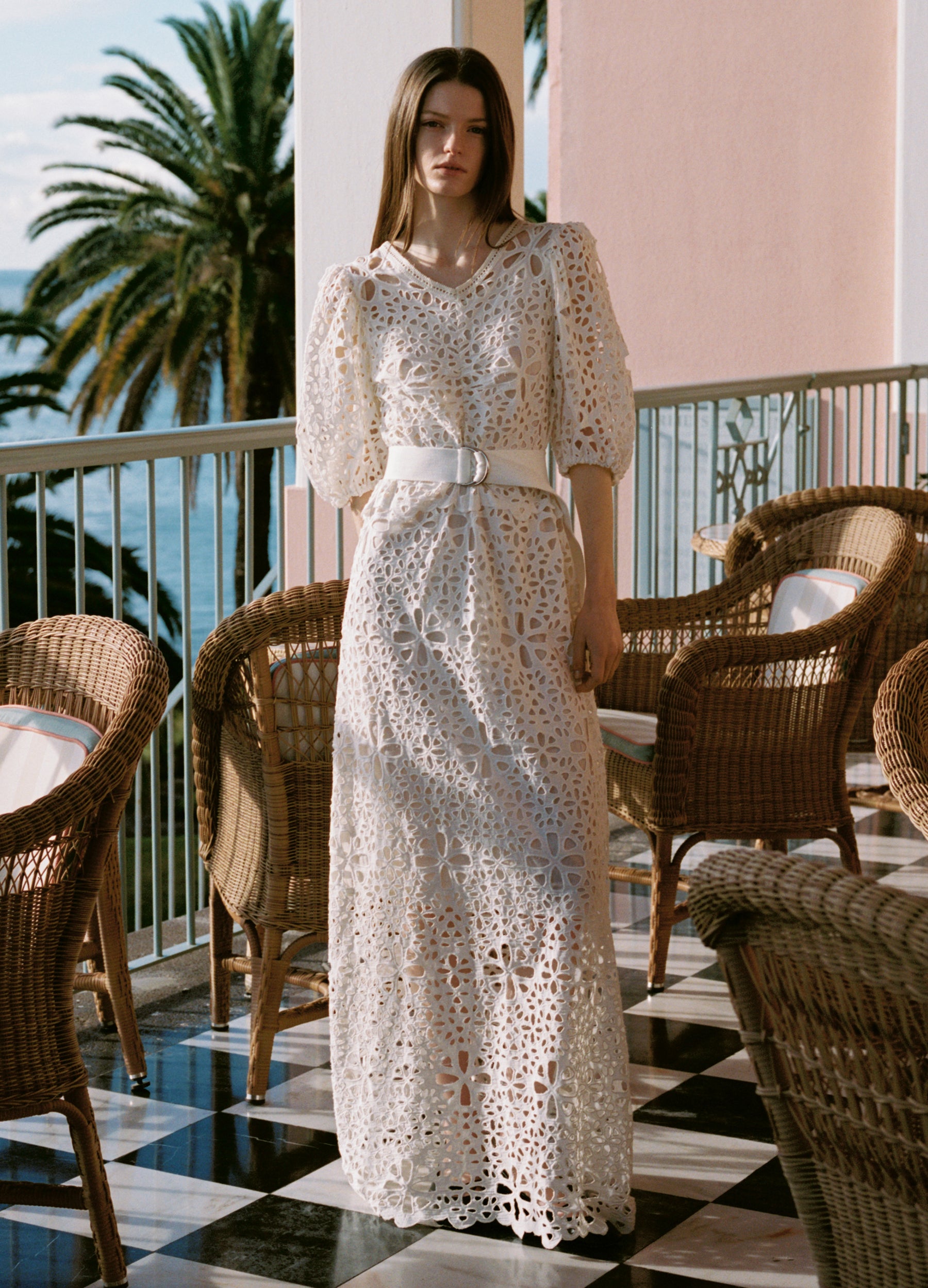 Sea NY Lumi S/S Dress - Cream | Garmentory
