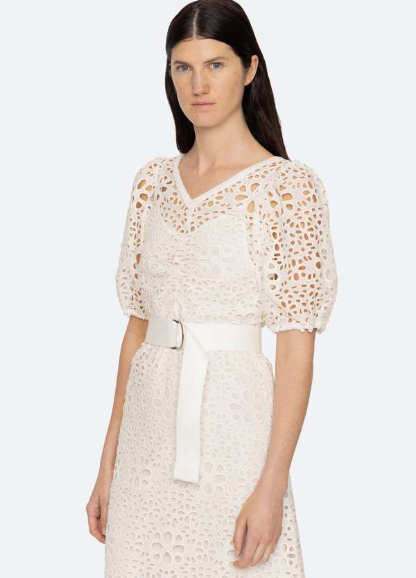 ワンピース Lumi L/S Dress sea new york Sea NY Lumi S/S Dress - Cream | Garmentory