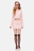 For Love & Lemons Chenille Cable Knit Mini Skirt - Pink - Thumbnail 6