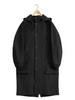Lemaire Coat - Black - Thumbnail 1