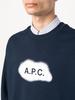 A.P.C. Long Sleeve T-Shirt - Navy - Thumbnail 5