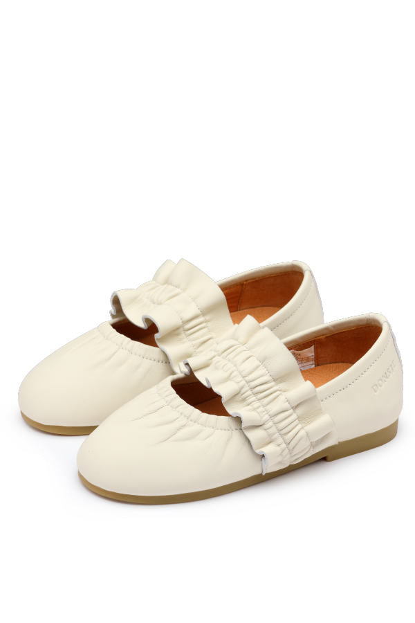 Donsje Iffie Ballerinas - Cream Sheep Leather