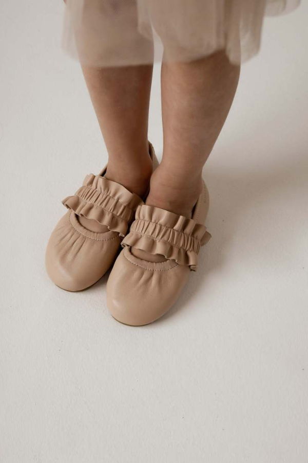 Donsje Iffie Ballerinas - Light Rose Sheep Leather