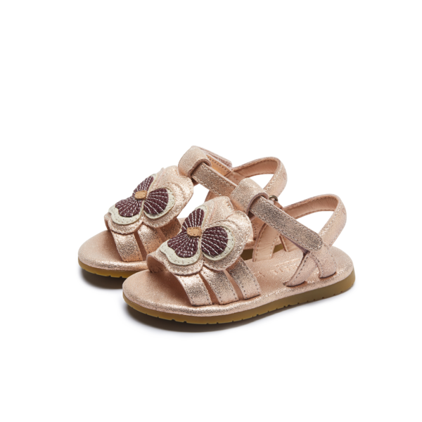 Donsje Jiles Fields Sandals - Powder Metallic Leather