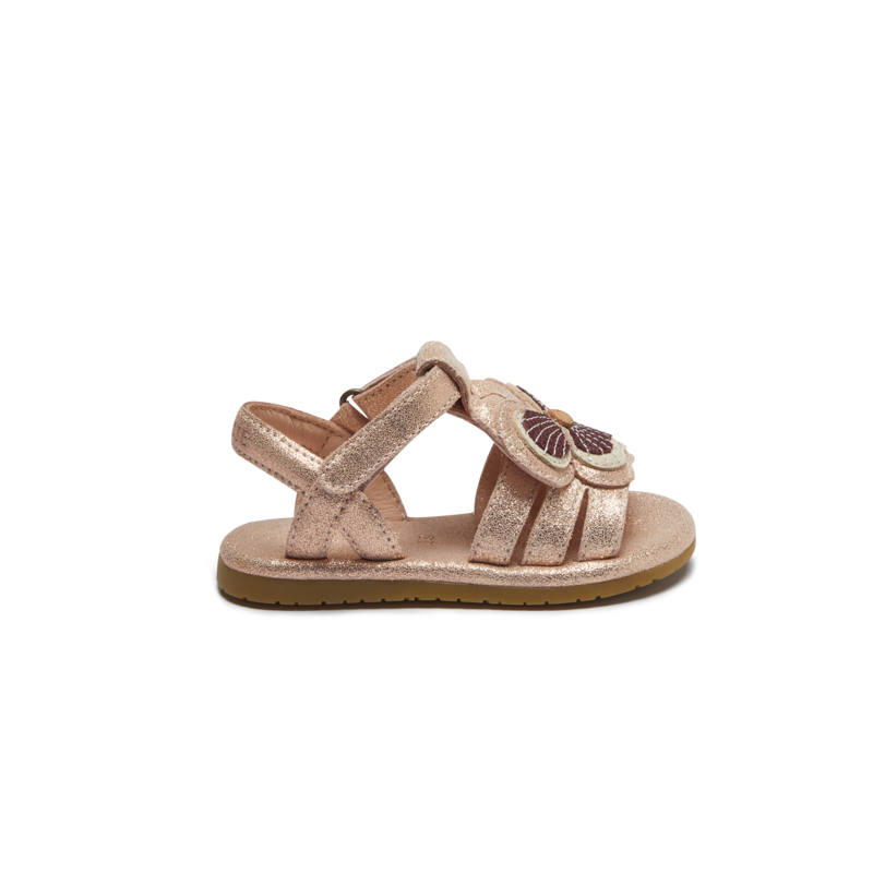 Donsje Jiles Fields Sandals - Powder Metallic Leather