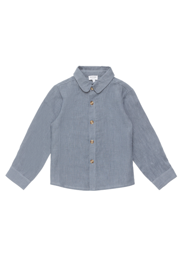 Donsje Leom Linen Shirt - Dark Spruce