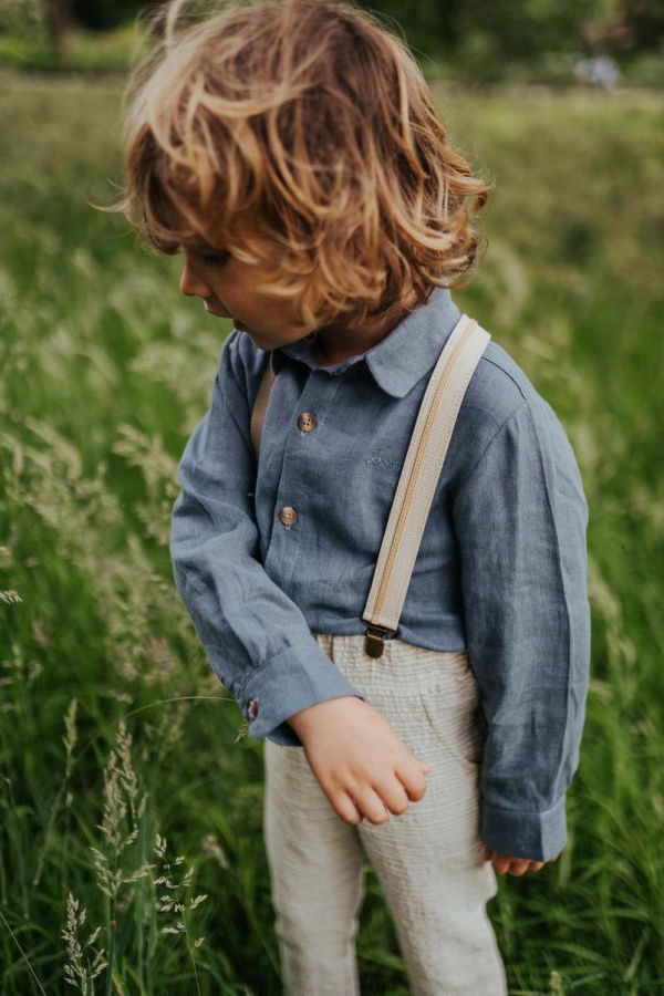 Donsje Leom Linen Shirt - Dark Spruce