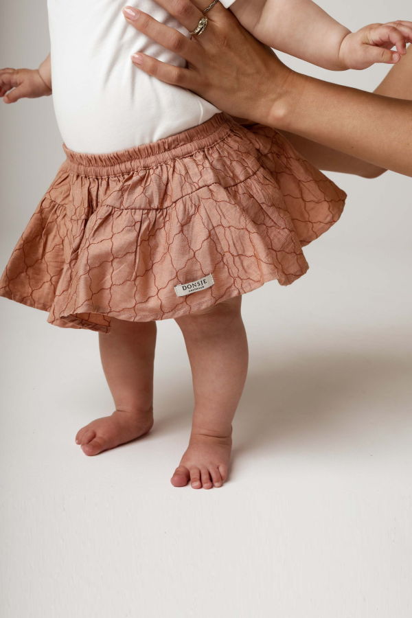 Donsje Lonna Skirt - Cloudy Rose/Rust Diamonds