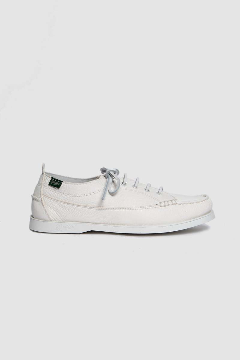 週末まで激安　美品Paraboot Anche-Blanc ホワイト 9 パラブーツ Paraboot Paraboot デッキシューズ MALIBU マリブ