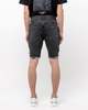 PURPLE 020 Denim Shorts - Vintage Coated Black - Thumbnail 4