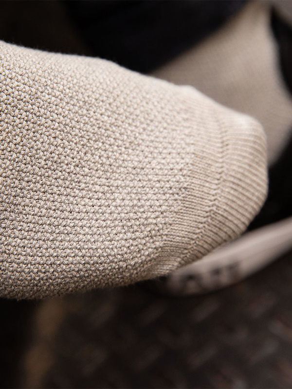 Druthers Pique Knit Crew Socks - Ash Druthers Pique Knit Crew Socks - Ash