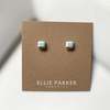 ELLIE PARKER CERAMICS Boucles d'Oreille Carré Géométrique - Thumbnail 4