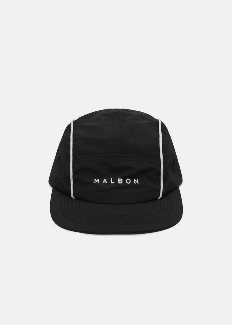 Malbon Bermuda 5 Panel Cap - Black