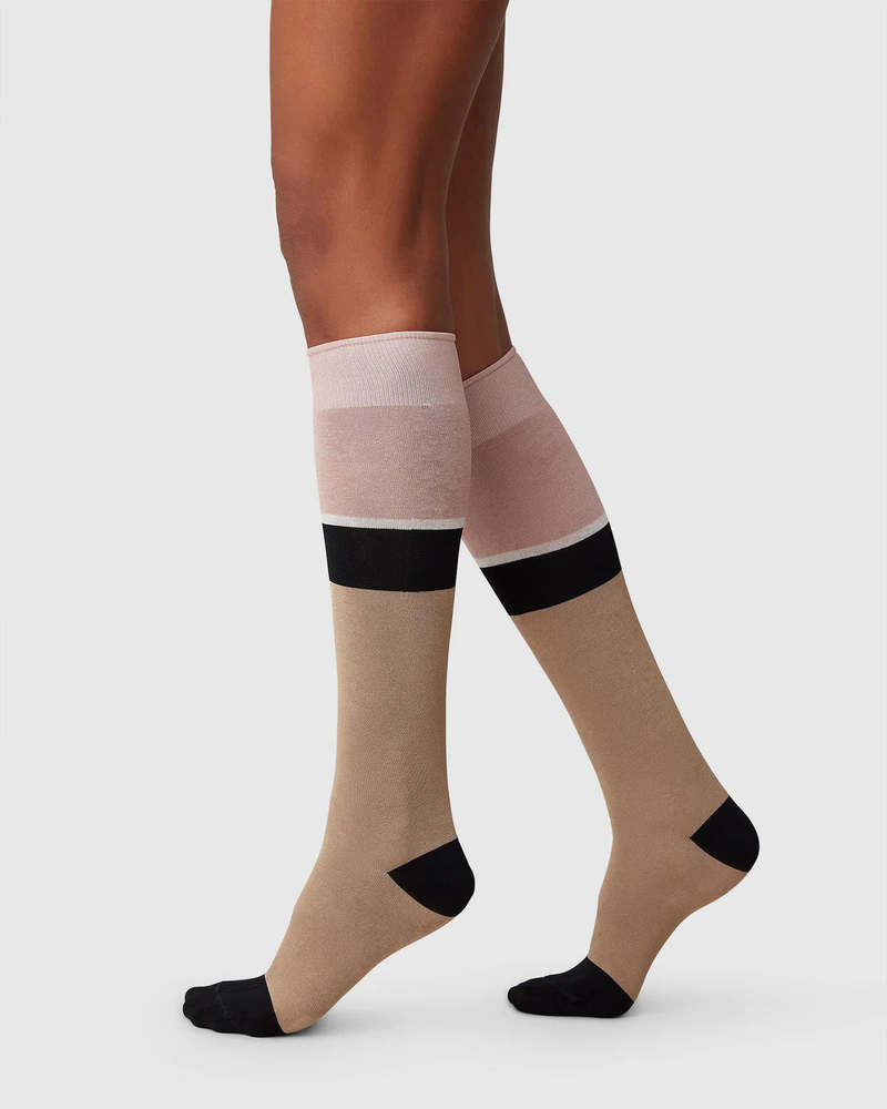 Swedish Stockings Bas Genoux Elena - Beige
