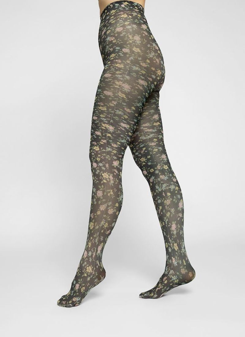 Swedish Stockings Collant Ada - Fleurs