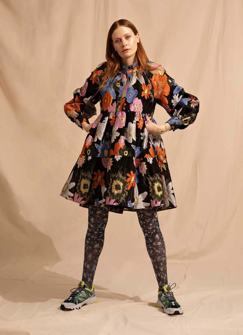 Swedish Stockings Collant Ada - Fleurs